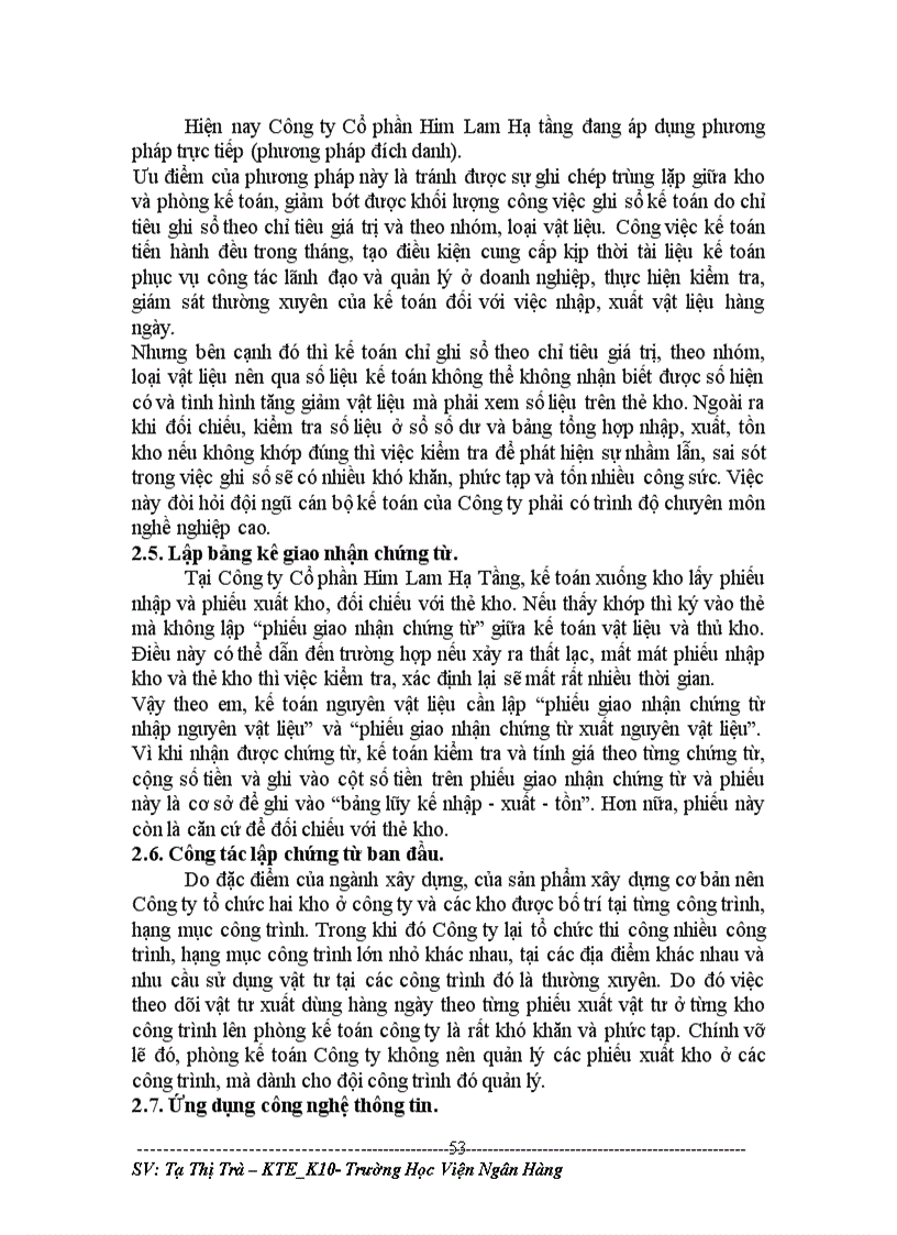 image for page Hoàn thiện hạch toán nguyên vật liệu tại Công ty Cổ phần Him Lam Hạ Tầng 1