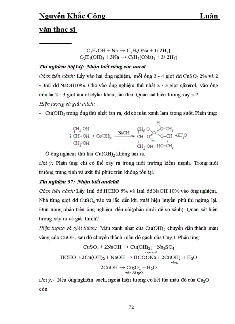 image for page Hệ thống Thí Nnghiệm hoá học phần vô cơ lớp 12 ban KHTN và phương pháp tiến hành thí nghiệm