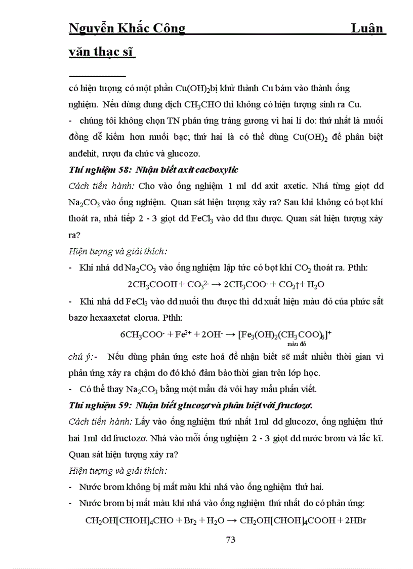 image for page Hệ thống Thí Nnghiệm hoá học phần vô cơ lớp 12 ban KHTN và phương pháp tiến hành thí nghiệm