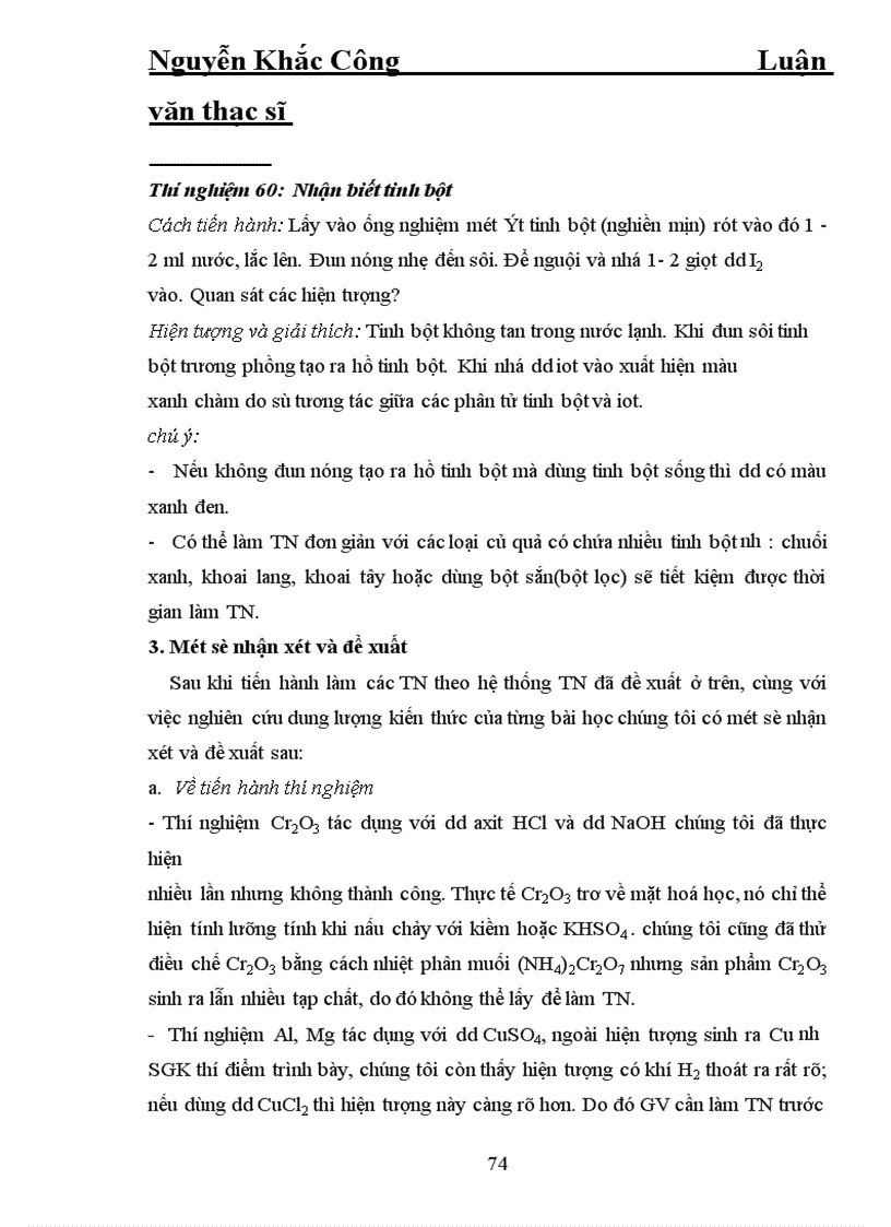 image for page Hệ thống Thí Nnghiệm hoá học phần vô cơ lớp 12 ban KHTN và phương pháp tiến hành thí nghiệm