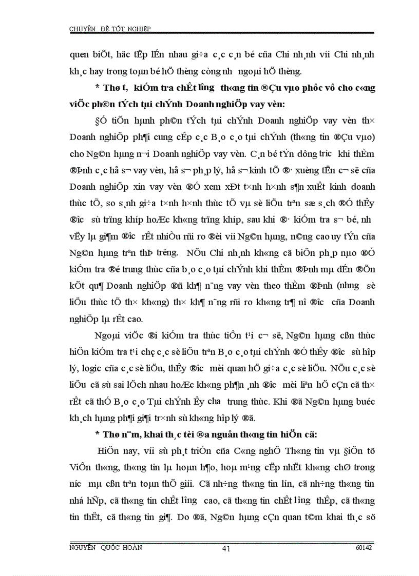 image for page Hoàn thiện công tác phân tích tài chính Doanh nghiệp phục vụ cho hoat động tín dụng tại Ngân hàng Công Thương Thanh Xuân 1