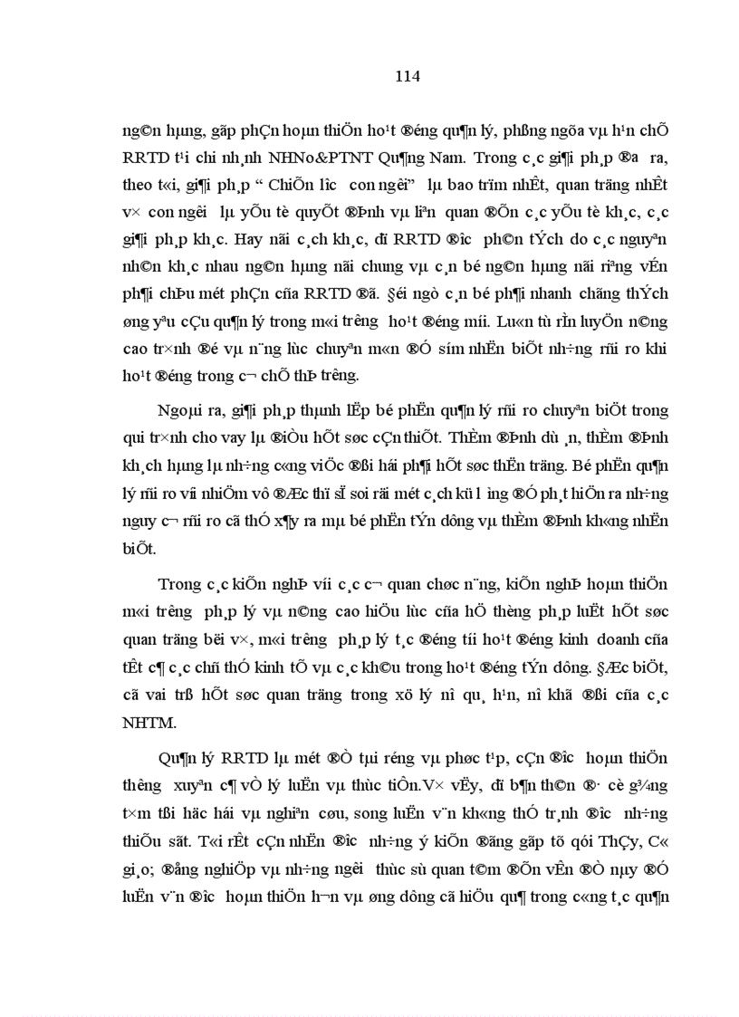 image for page Quản lý rủi ro tín dụng trong hoạt động kinh doanh của NHNo PTNT Quảng Nam