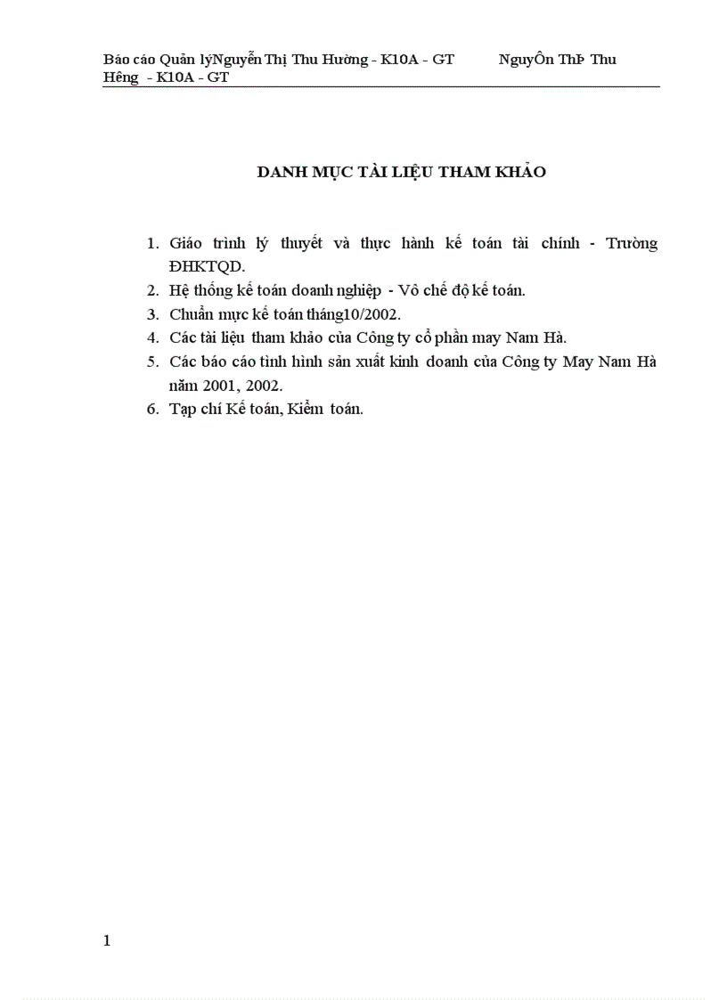 image for page Công tác quản lý TSCĐ và nâng cao hiệu quả sử dụng TSCĐ tại Công ty cổ phần may Nam Hà 1