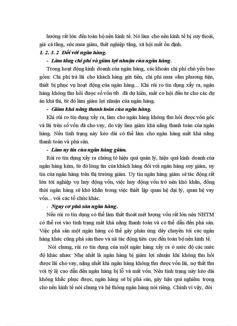 image for page Giải pháp phòng ngừa và hạn chế rủi ro tín dụng tại Ngân hàng Ngoại thương Hà Nội 1