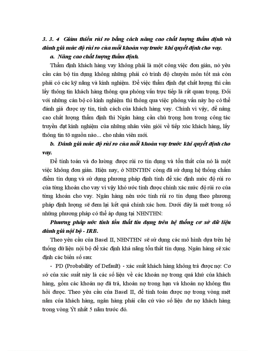 image for page Giải pháp phòng ngừa và hạn chế rủi ro tín dụng tại Ngân hàng Ngoại thương Hà Nội 1
