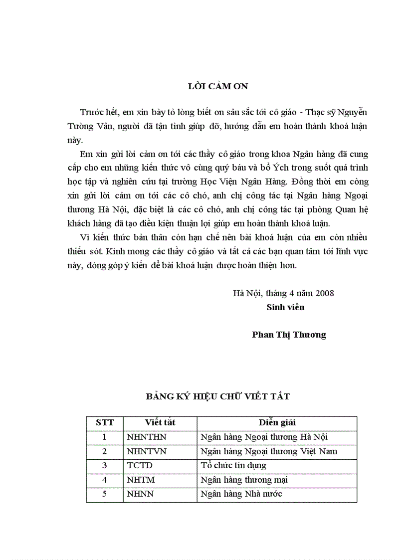 image for page Giải pháp phòng ngừa và hạn chế rủi ro tín dụng tại Ngân hàng Ngoại thương Hà Nội 1