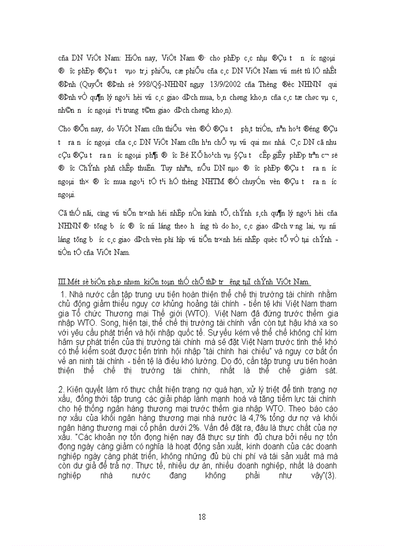 image for page Quá trình hội nhập và lộ trình mở cửa thị trường tài chính Việt Nam