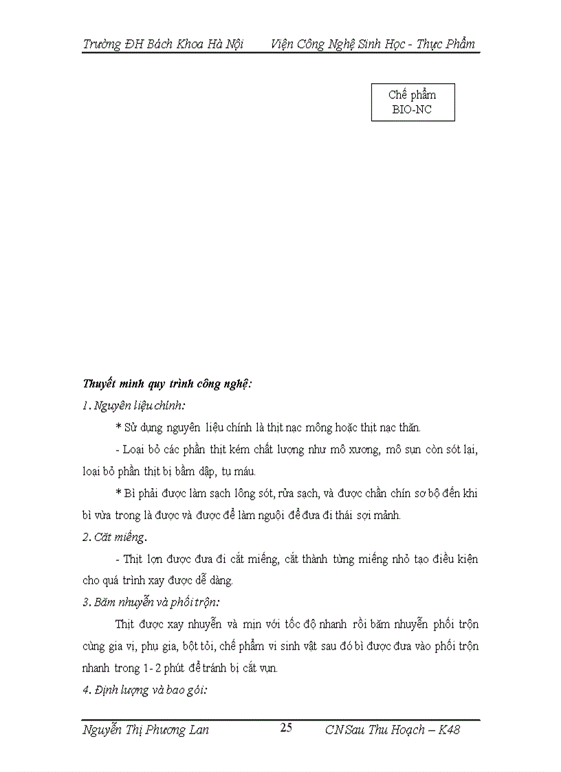 image for page Nghiên cứu ứng dụng chế phẩm vi khuẩn lactic có hoạt tính sinh học và chế phẩm tỏi trong sản xuất thịt lên men nem chua xúc xích lên men 1