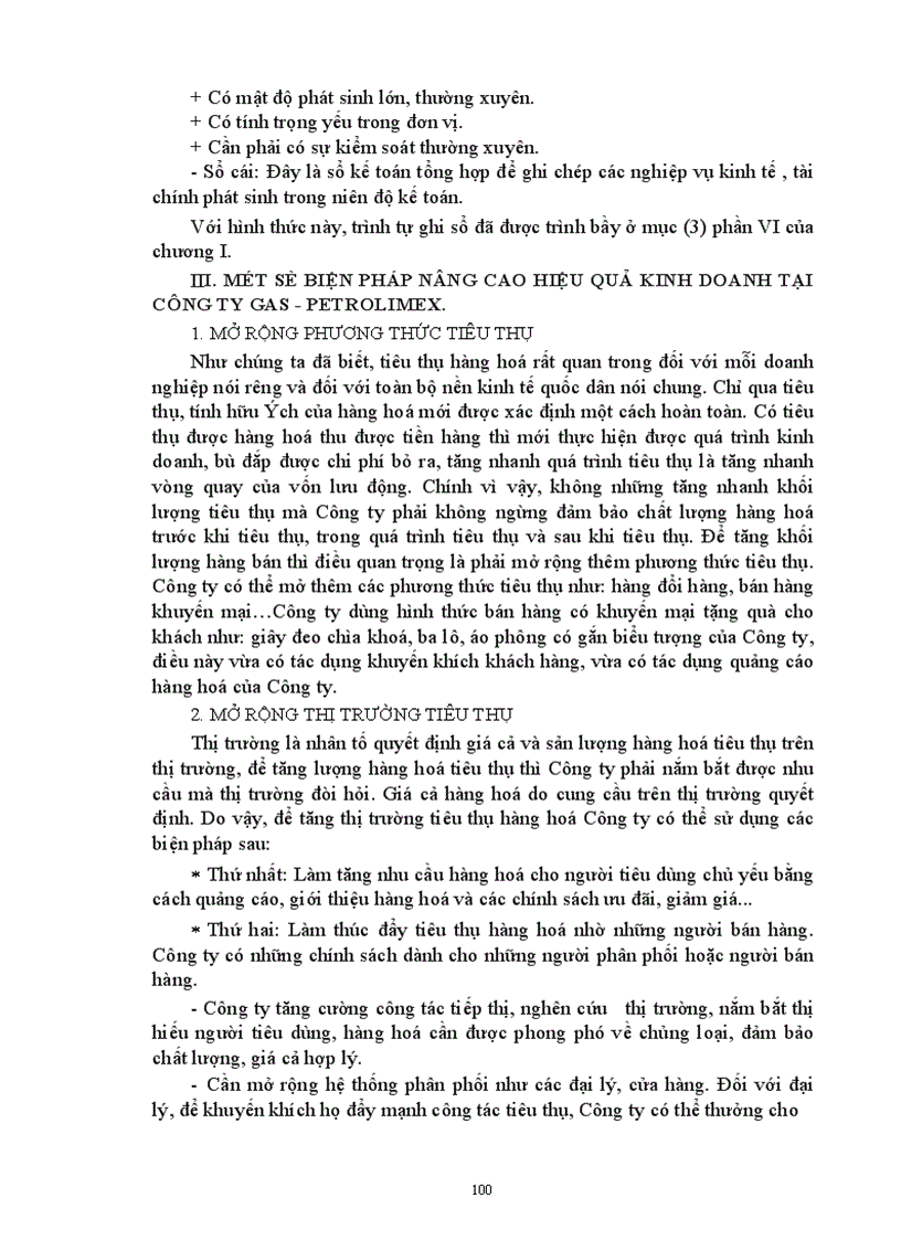 image for page Hoàn thiện hạch toán tiêu thụ hàng hoá và xác định kết quả tiêu thụ tại Công ty Gas Petrolimex 1