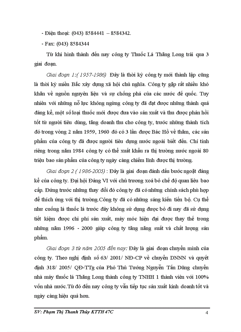 image for page Hoàn thiện kế toán chi phí sản xuất và tính giá thành tại công ty Thuốc Lá Thăng Long