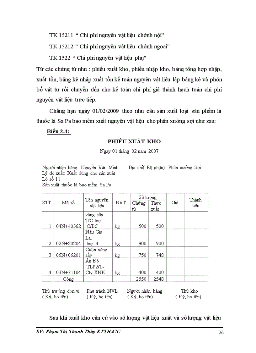 image for page Hoàn thiện kế toán chi phí sản xuất và tính giá thành tại công ty Thuốc Lá Thăng Long
