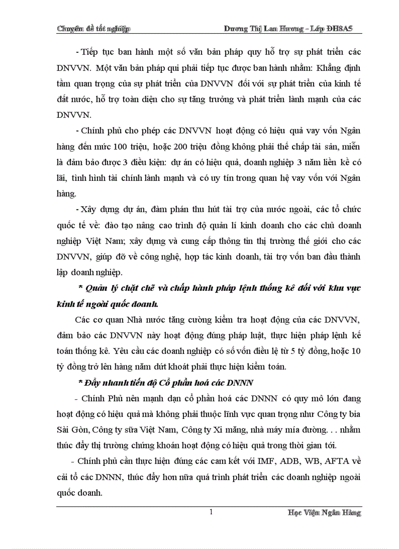 image for page Giải pháp mở rộng tín dụng đối với DNVVN tại Chi nhánh NHNo PTNT Đống Đa 1