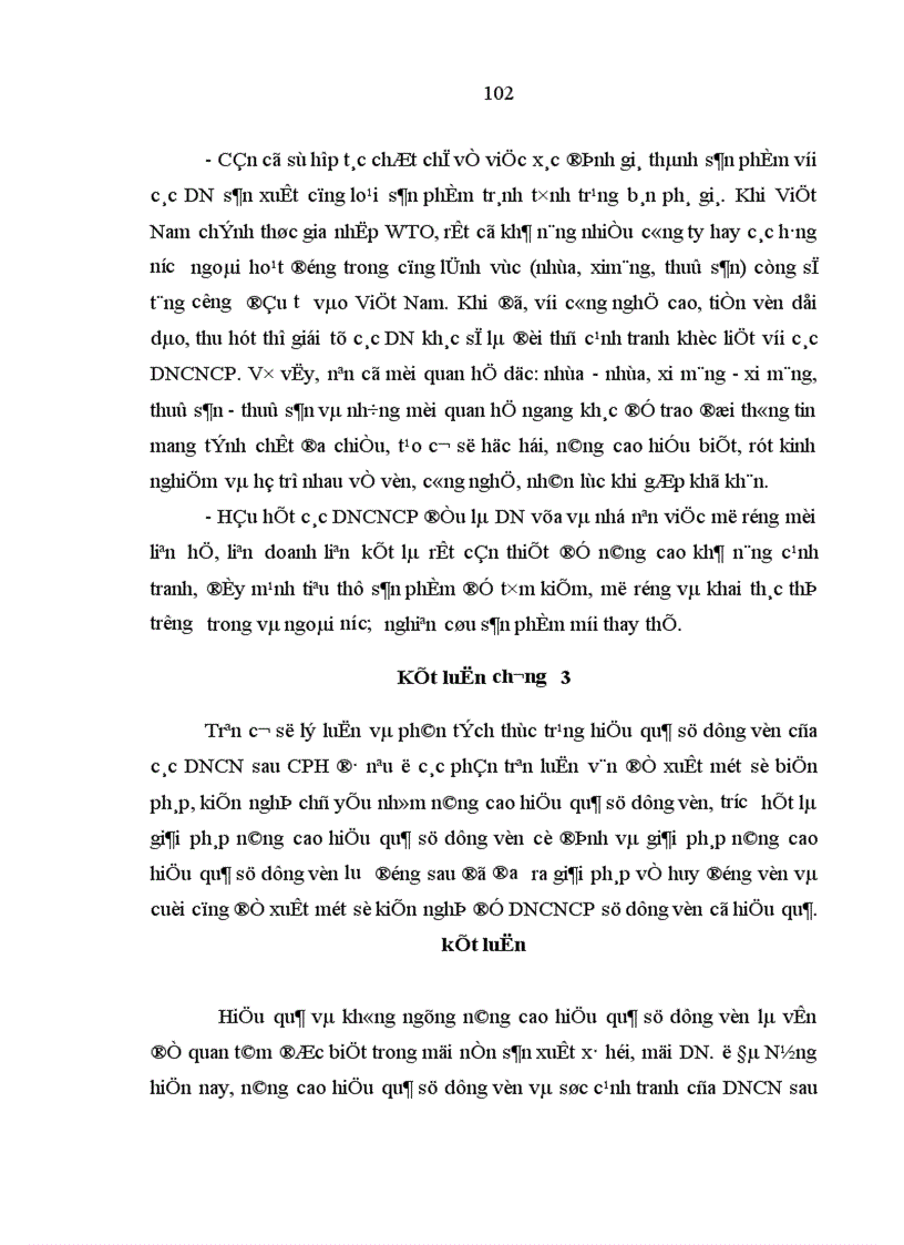 image for page Hiệu quả sử dụng vốn ở các doanh nghiệp công nghiệp sau cổ phần hóa của Đà Nẵng