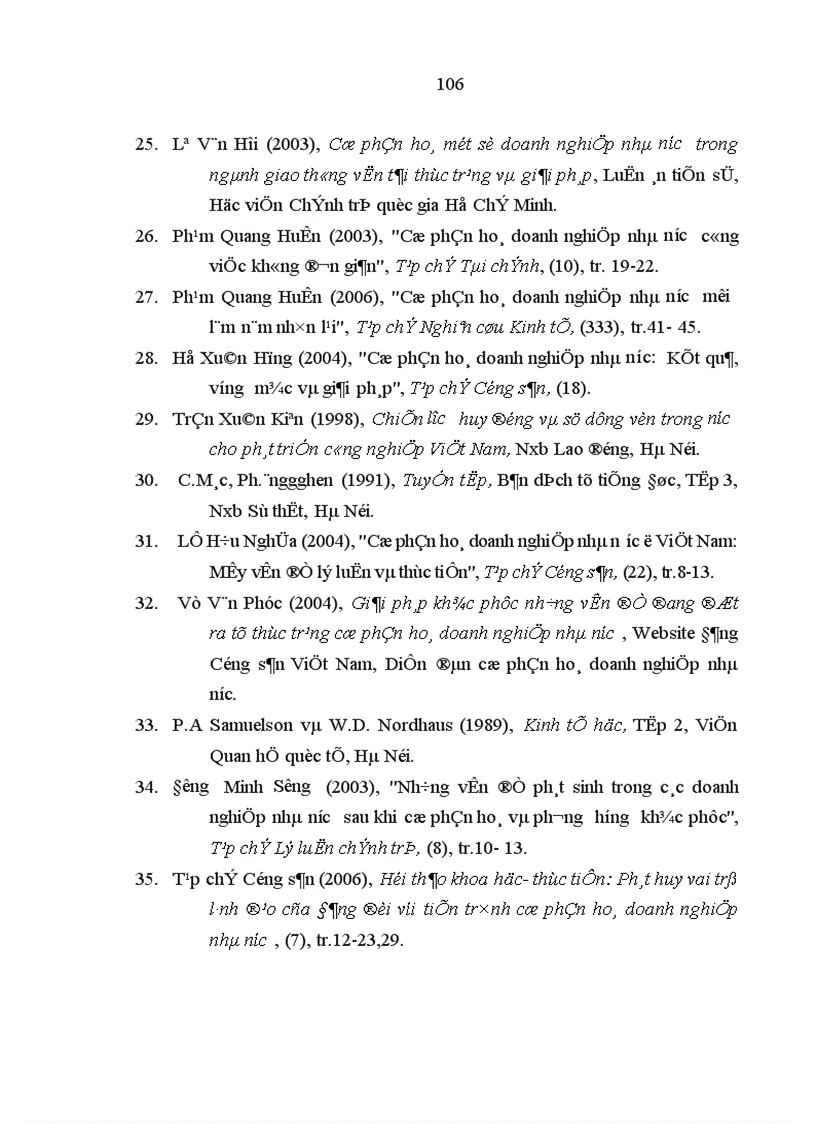 image for page Hiệu quả sử dụng vốn ở các doanh nghiệp công nghiệp sau cổ phần hóa của Đà Nẵng