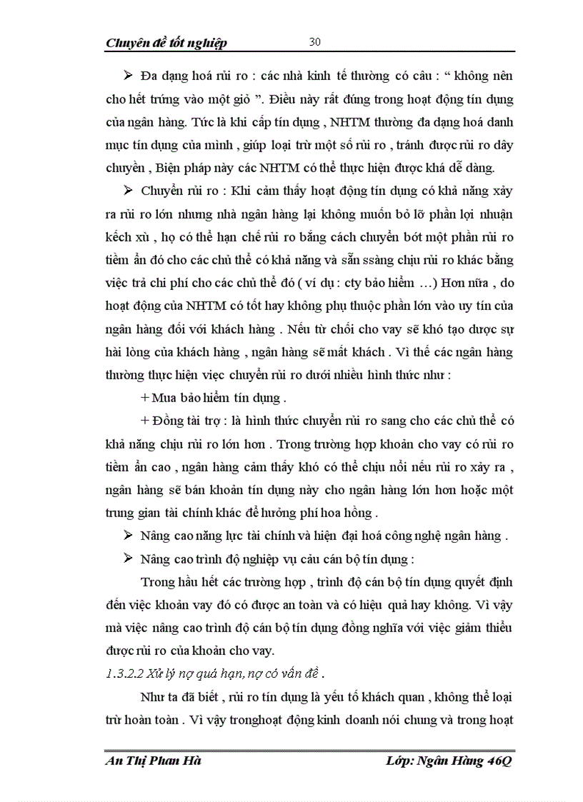 image for page Quản trị rủi ro trong hoạt động tín dụng tại ngân hàng TMCP ngoài quốc doanh VP Bank