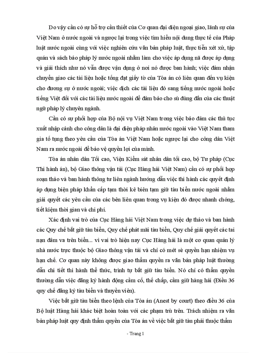 image for page Thực trạng giải quyết các vụ tranh chấp hàng hải có liên quan đến bắt giữ tàu tại Việt Nam