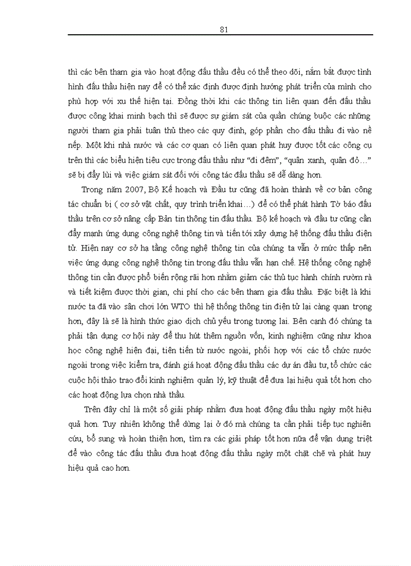 image for page Thực trạng và giải pháp nâng cao hiệu quả hoạt động tổ chức đấu thầu tại công ty Truyền tải điện I