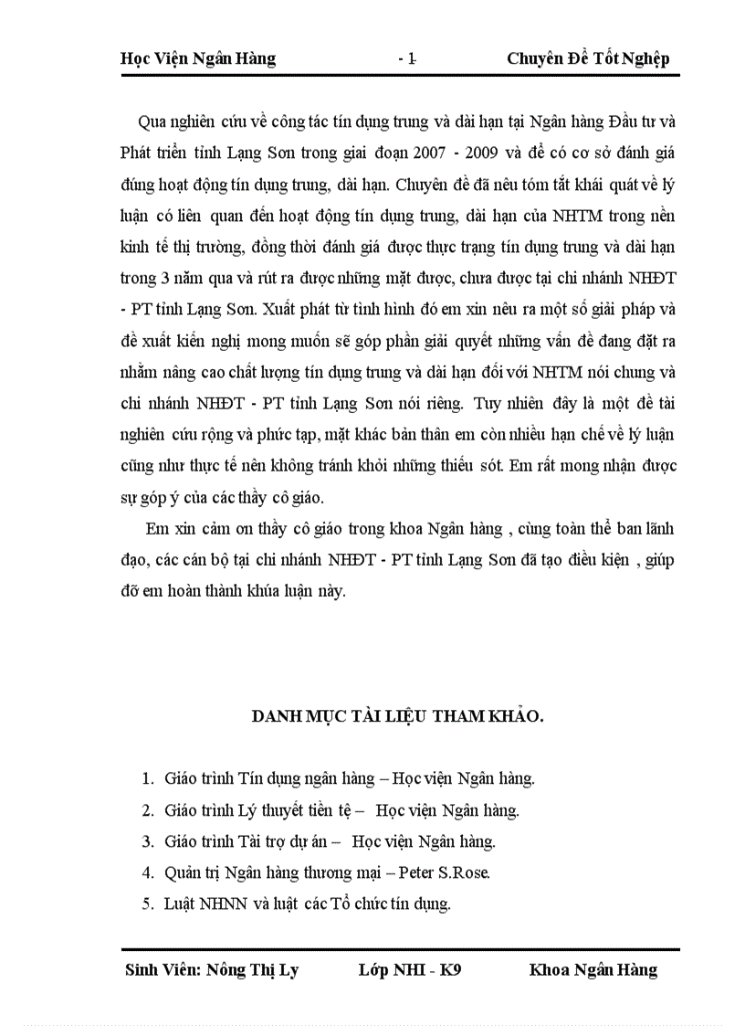 image for page Giải pháp nâng cao chất lượng tín dụng trung và dài hạn tại chi nhánh Ngân hàng Đầu tư và Phát triển Lạng Sơn