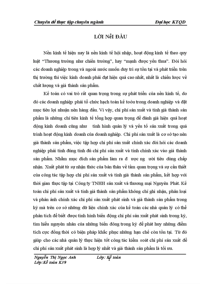 image for page Kế toán tâp hợp chi phí sản xuất và tính giá thành sản phẩm tại Công ty TNHH sản xuất và thương mại Nguyên Phát 1