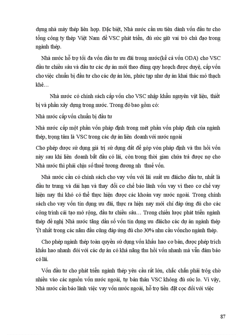 image for page Thực trạng huy động và sử dụng vốn ở Tổng Công ty Thép Việt Nam 1