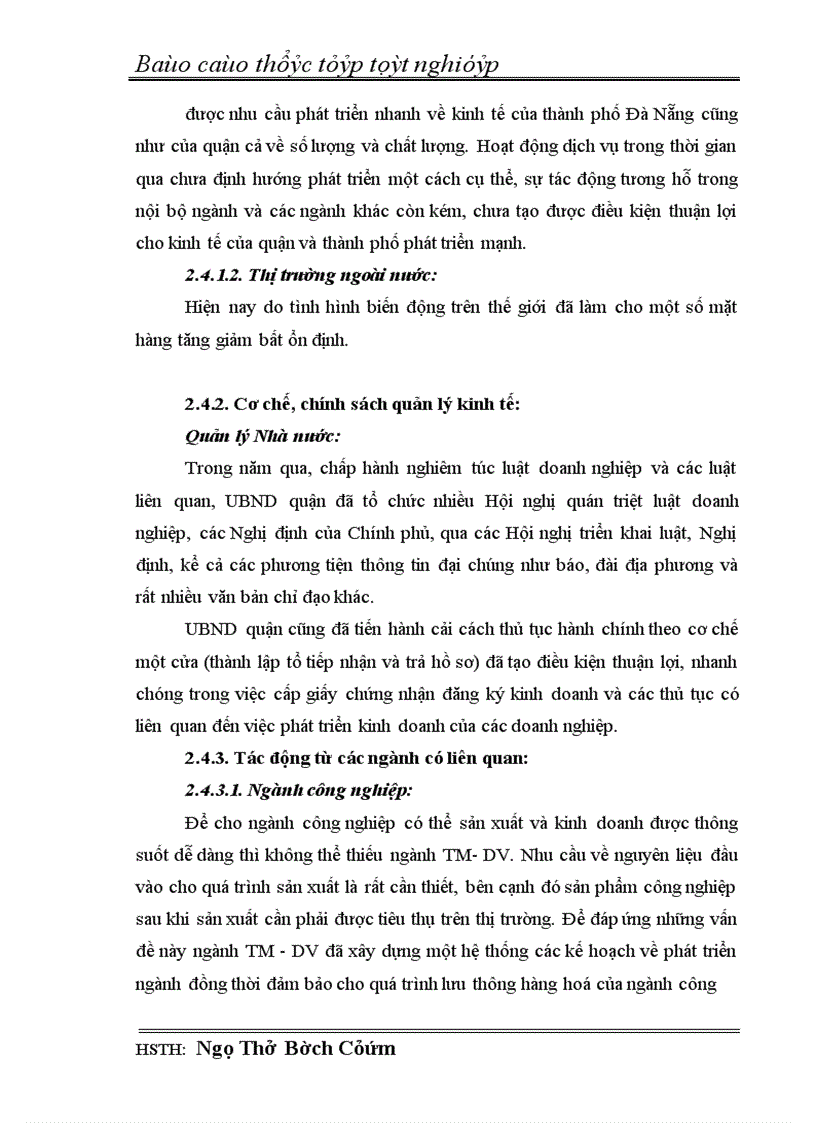 image for page Những biện pháp nhằm thực hiện kế hoạch phát triển Thương mại dịch vụ của quận Hải Châu năm 2005