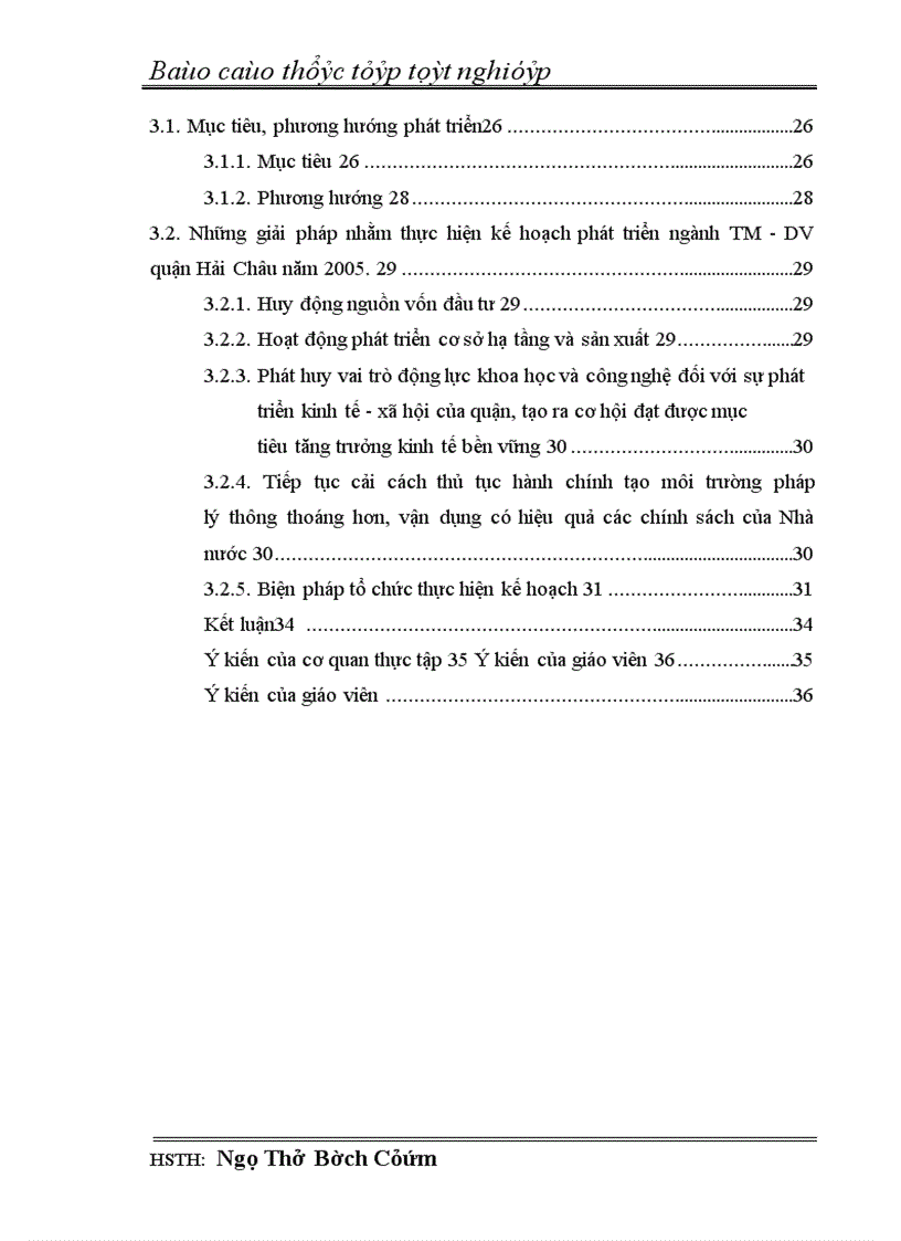 image for page Những biện pháp nhằm thực hiện kế hoạch phát triển Thương mại dịch vụ của quận Hải Châu năm 2005
