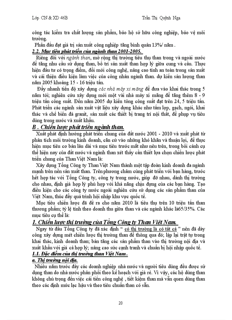 image for page Chiến lược phát triển ngành Than 10 năm đầu thế kỷ XXI