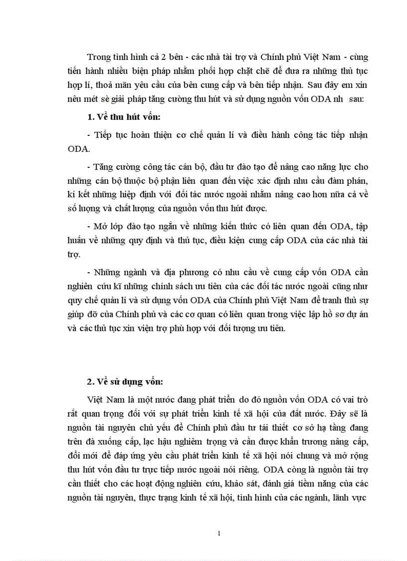 image for page Thực trạng thu hút và sử dụng nguồn vốn ODA tại Việt Nam 1