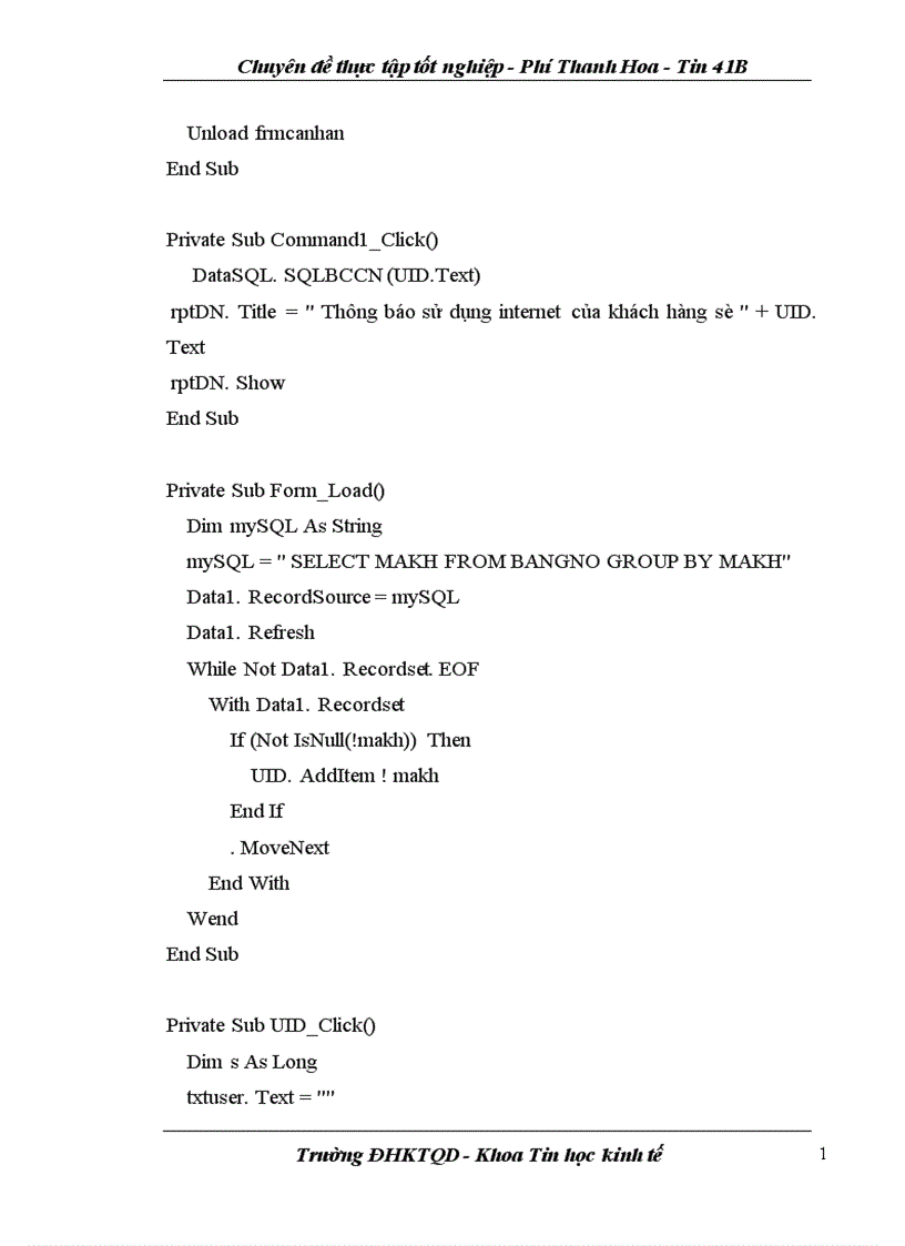 image for page Bổ sung thêm một modul vào hệ thống để tính phần dư nợ của các khách hàng khi họ chưa nộp đủ cước phí mà họ đã sử dụng