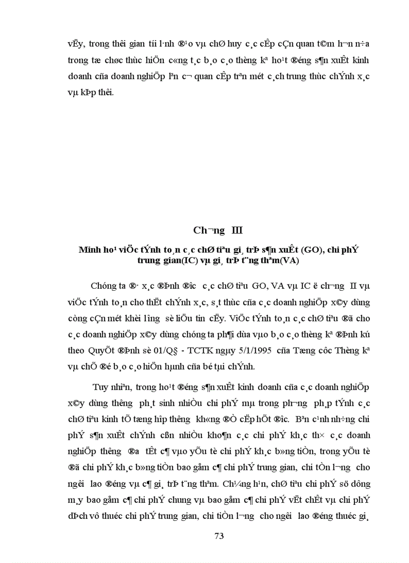 image for page Xác định các chỉ tiêu giá tri sản xuất chi phí trung gian và giá trị tăng thêm trong nền kinh tế thị trường của nước ta hiện nay