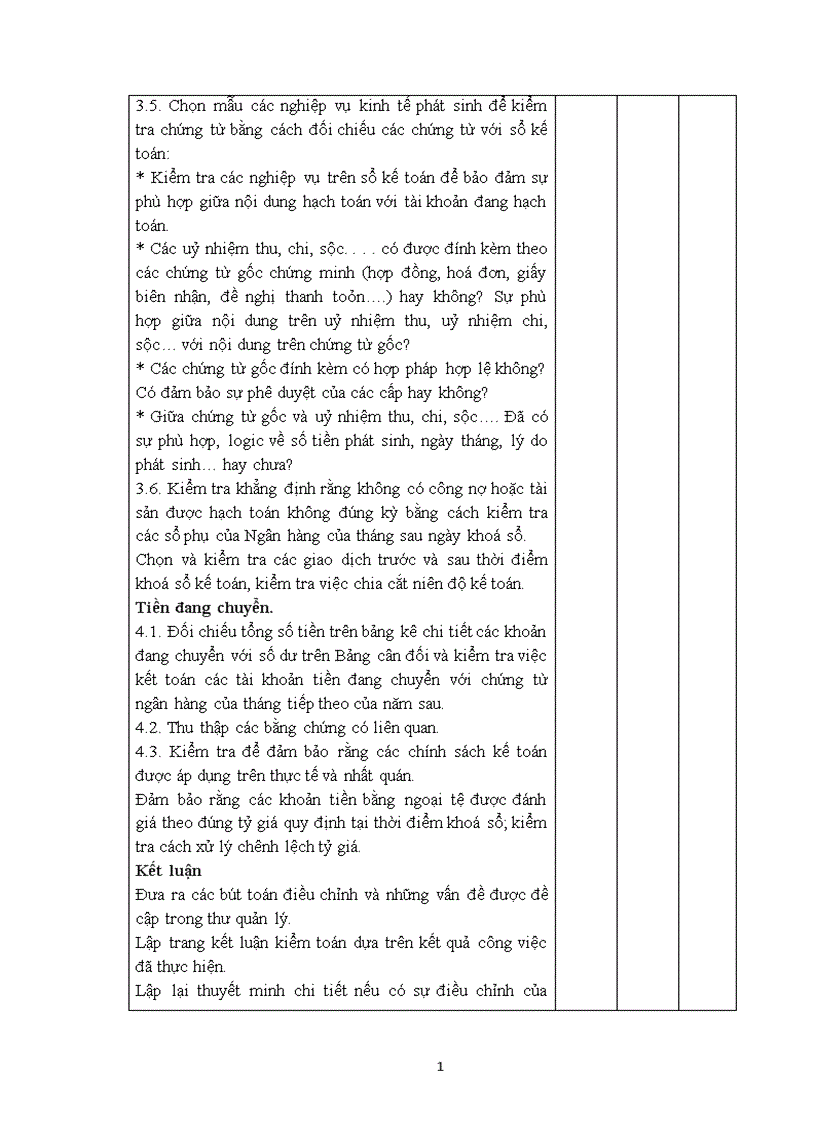 image for page Quy trình kiểm toán khoản mục tiền trong kiểm toán báo cáo tài chính do Công ty Hợp danh Kiểm toán Việt Nam thực hiện Chuyên đề gồm hai chương