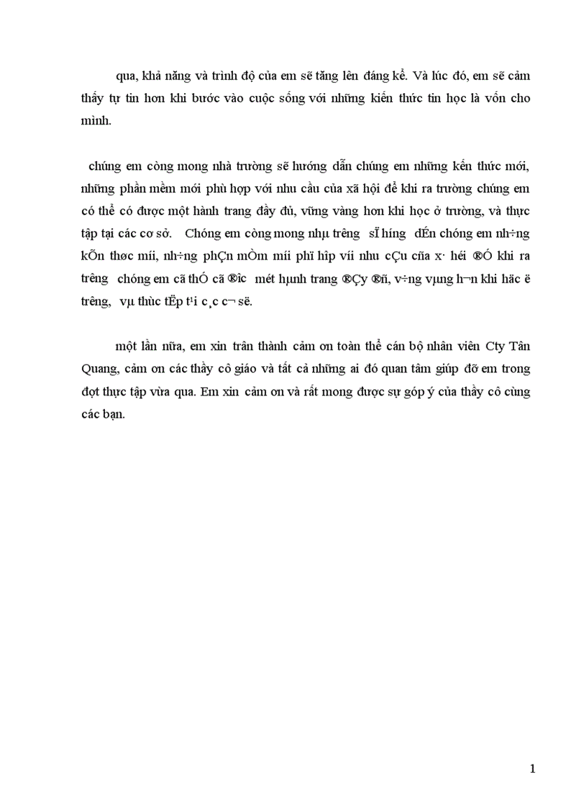 image for page Báo cáo thực tập tại Công ty TNHH Máy tính Thương mại Tân Quang