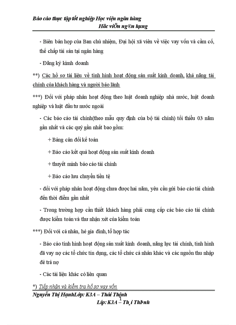 image for page Báo cáo thực tập tốt nghiệp tại NHTMCP An Bình chi nhánh Hà Nội