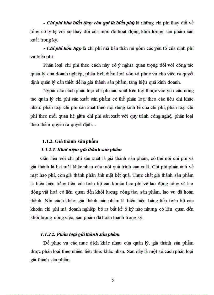 image for page Một số biện pháp góp phần hoàn thiện công tác phân tích chi phí sản xuất và giá thành sản phẩm quạt điện tại Công ty cổ phần sản xuất điện cơ 91 1