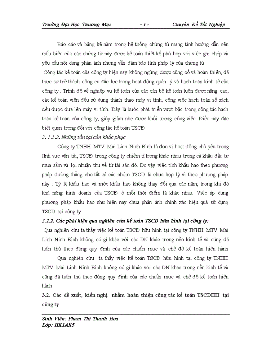 image for page Kế toán TSCĐ và những giải pháp hoàn thiện công tác kế toán TSCĐ tại công ty TNHH MTV Mai Linh Ninh Bình 1