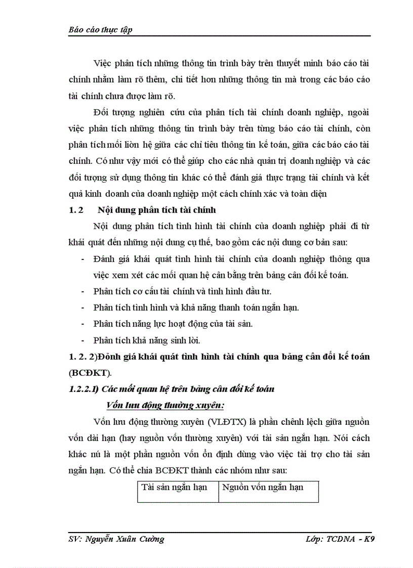 image for page Phân tích tình hình tài chính của công ty cổ phần may và dịch vụ Hưng Long 1