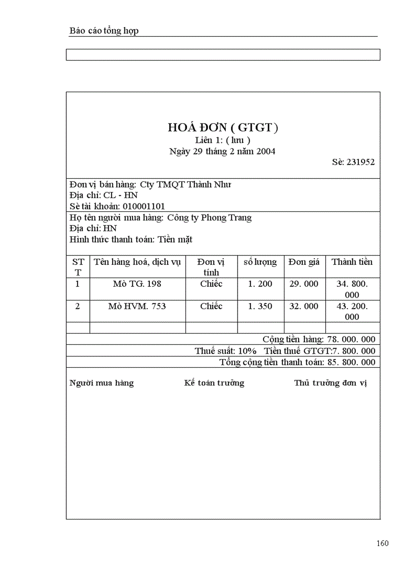 image for page báo cáo kế toán tổng hợp tại Công ty cổ phần quốc tế thương mại Thành Như