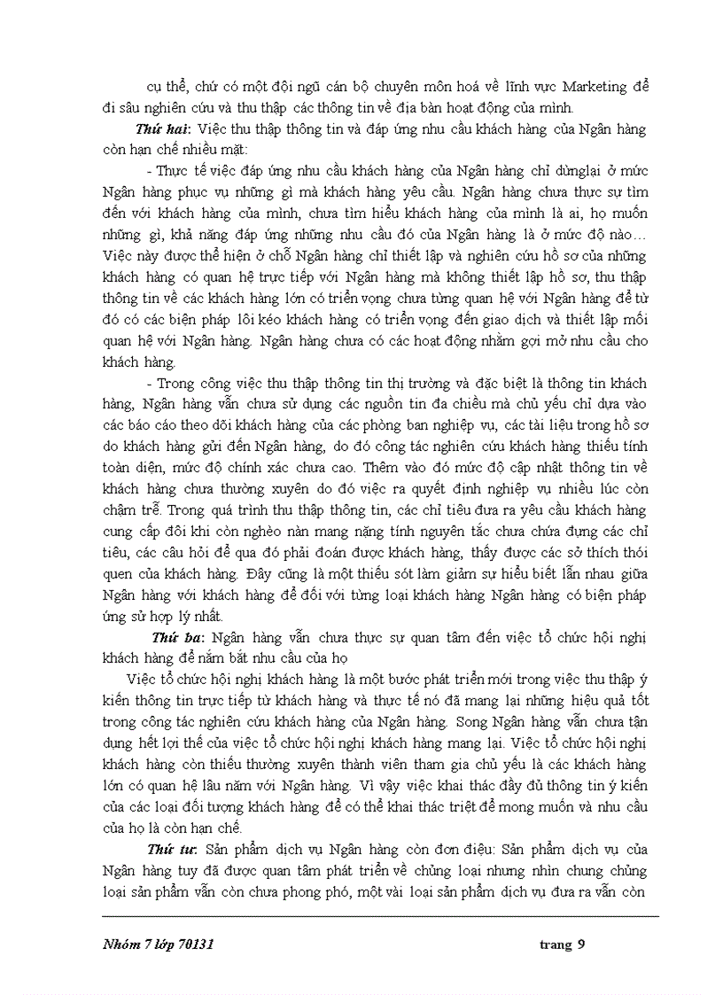 image for page Marketing của Ngân hàng Công Thương Đống Đa thực trạng và giải pháp