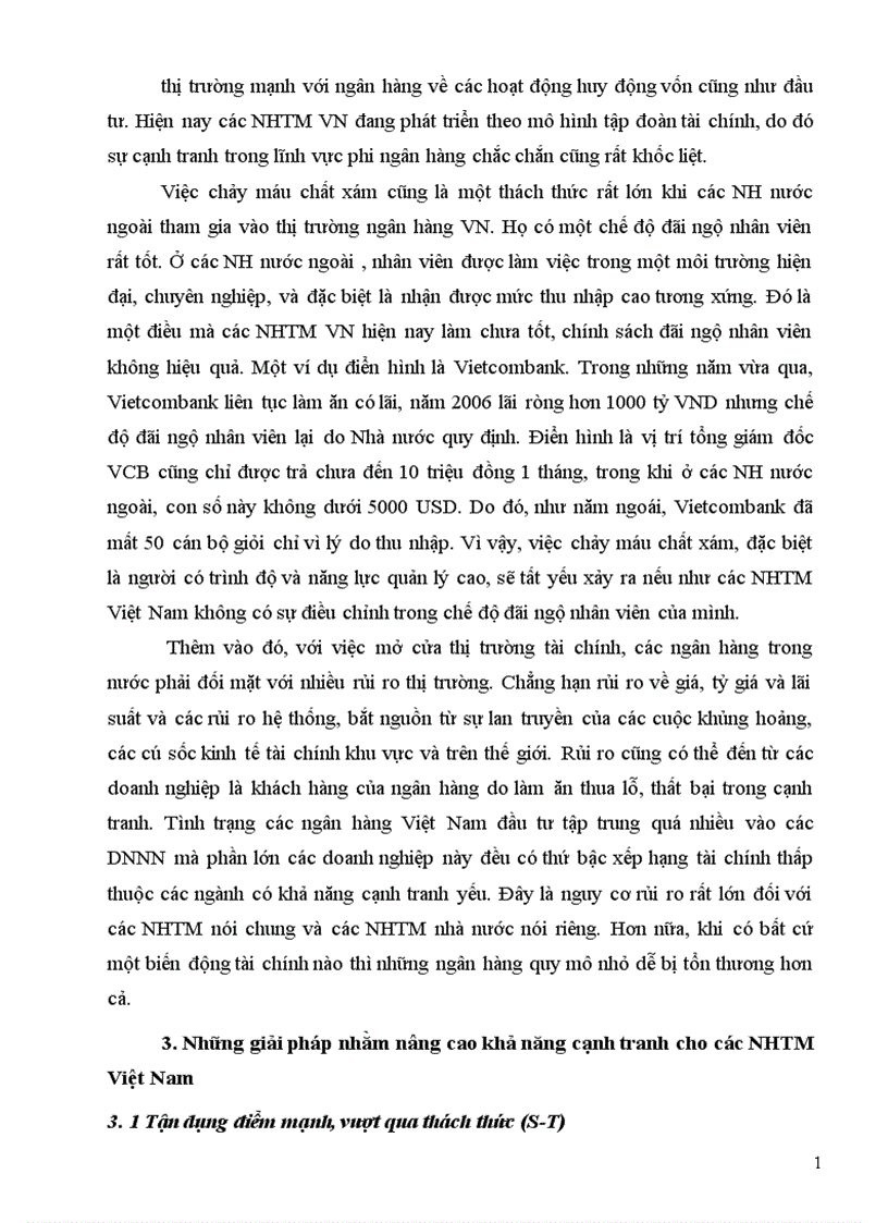 image for page Mô hình SWOT cho hệ thống ngân hàng Việt Nam trước lộ trình mở cửa thị trường tài chính 1