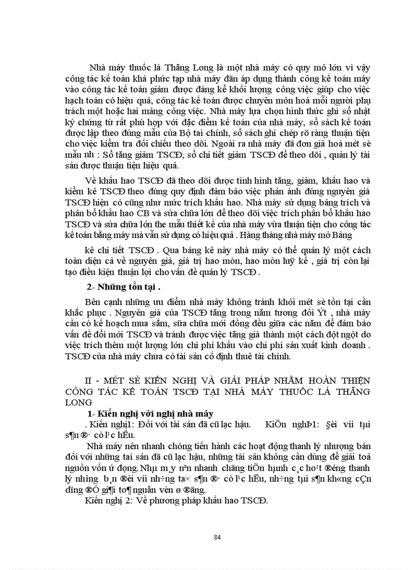 image for page Công tác kế toán TSCĐ với việc nâng cao hiệu quả sử dụng TSCĐ tại nhà máy thuốc lá Thăng Long 1