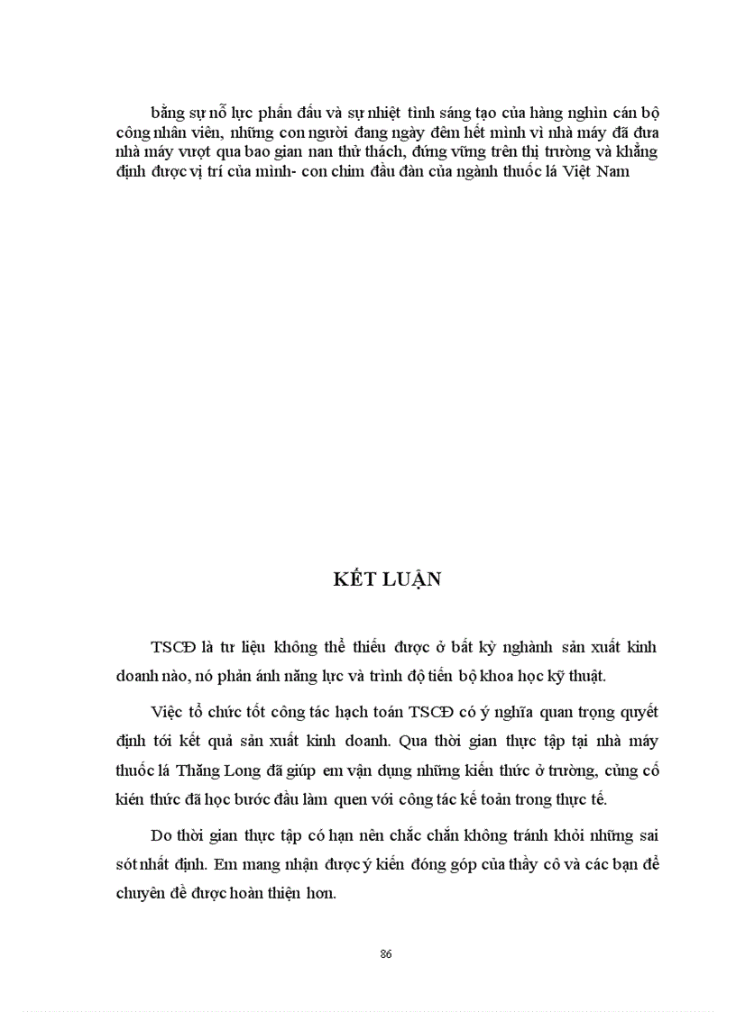 image for page Công tác kế toán TSCĐ với việc nâng cao hiệu quả sử dụng TSCĐ tại nhà máy thuốc lá Thăng Long 1