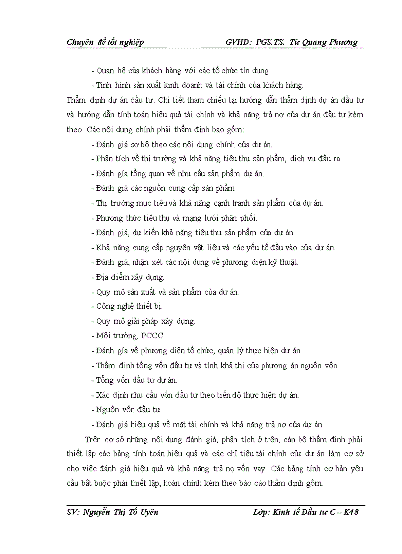 image for page Công tác thẩm định dự án vay vốn đầu tư của doanh nghiệp lớn tại ngân hàng Đầu Tư và Phát Triển chi nhánh Đông Đô