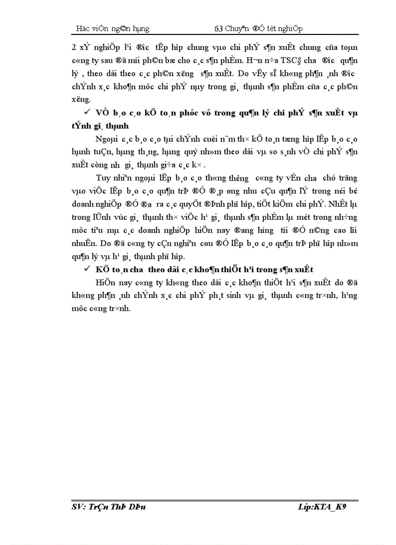 image for page Thực trạng và giải pháp hoàn thiện kế toán chi phí sản xuất và tính giá thành sản phẩm tại công ty Quang Điện Điện Tử