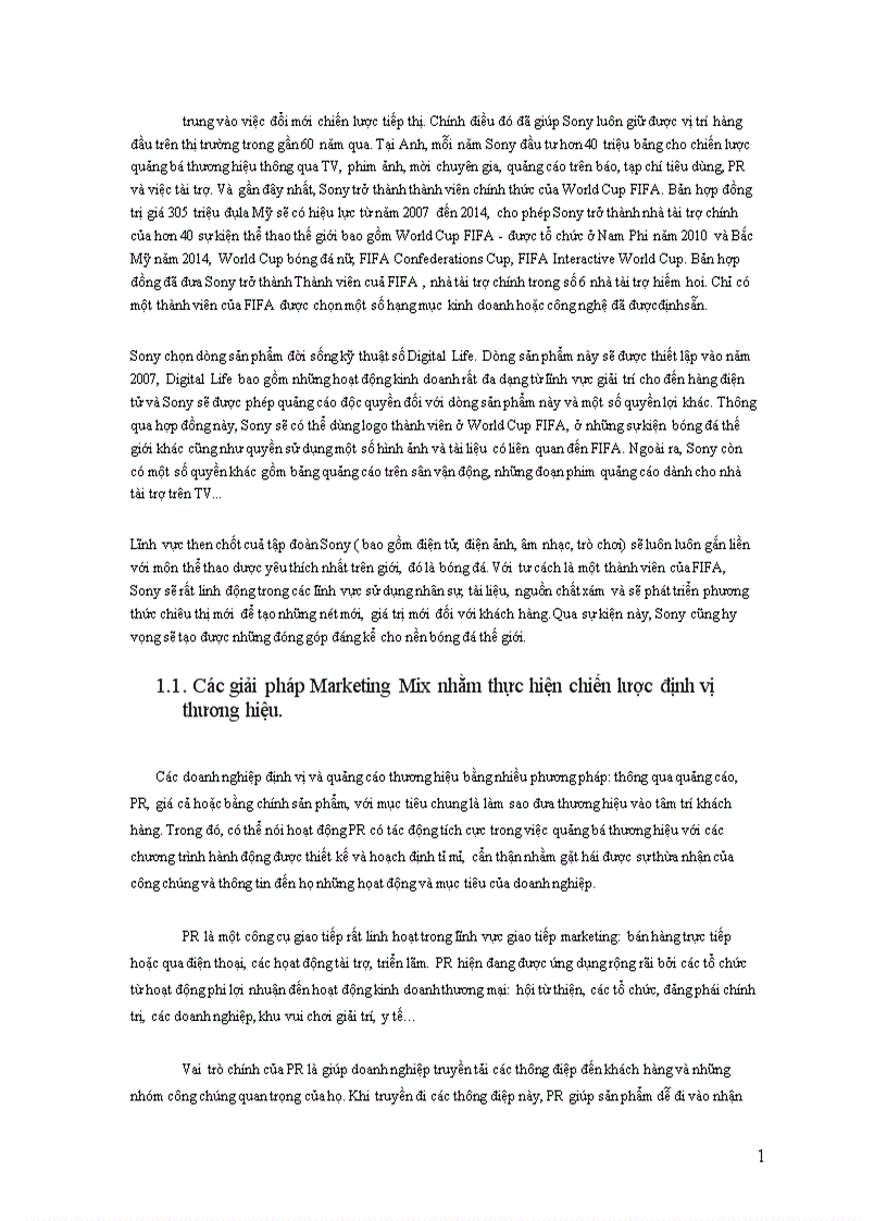 image for page Thương hiệu yếu tố đảm bảo sự phát triển bền vững của tập đoàn sony trong cạnh tranh hội nhập