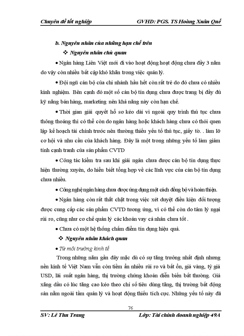 image for page Mở rộng cho vay tiêu dùng tại Ngân hàng TMCP Liên Việt