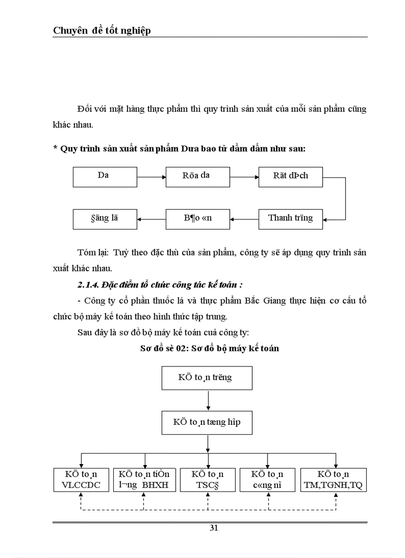 image for page Tổ chức kế toán bán hàng và xác định kết quả bán hàng ở công ty cổ phần thuốc lá và chế biến thực phẩm Bắc Giang 1