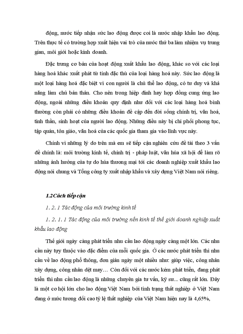 image for page Tác động của tự do hóa thương mại tới dịch vụ xuất khẩu lao động của Tổng công ty xuất nhập khẩu và xây dựng Việt Nam