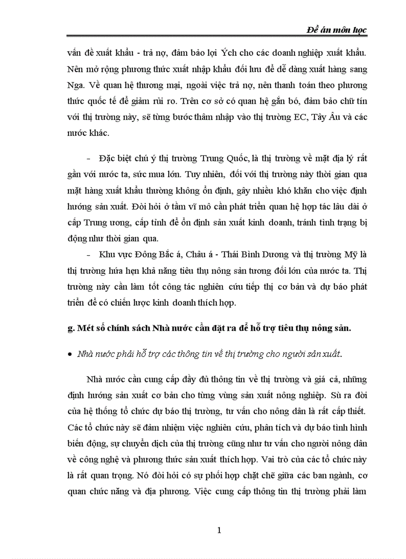 image for page Thực trạng và giải pháp cho vấn đề tiêu thụ nông sản ở Việt nam 1