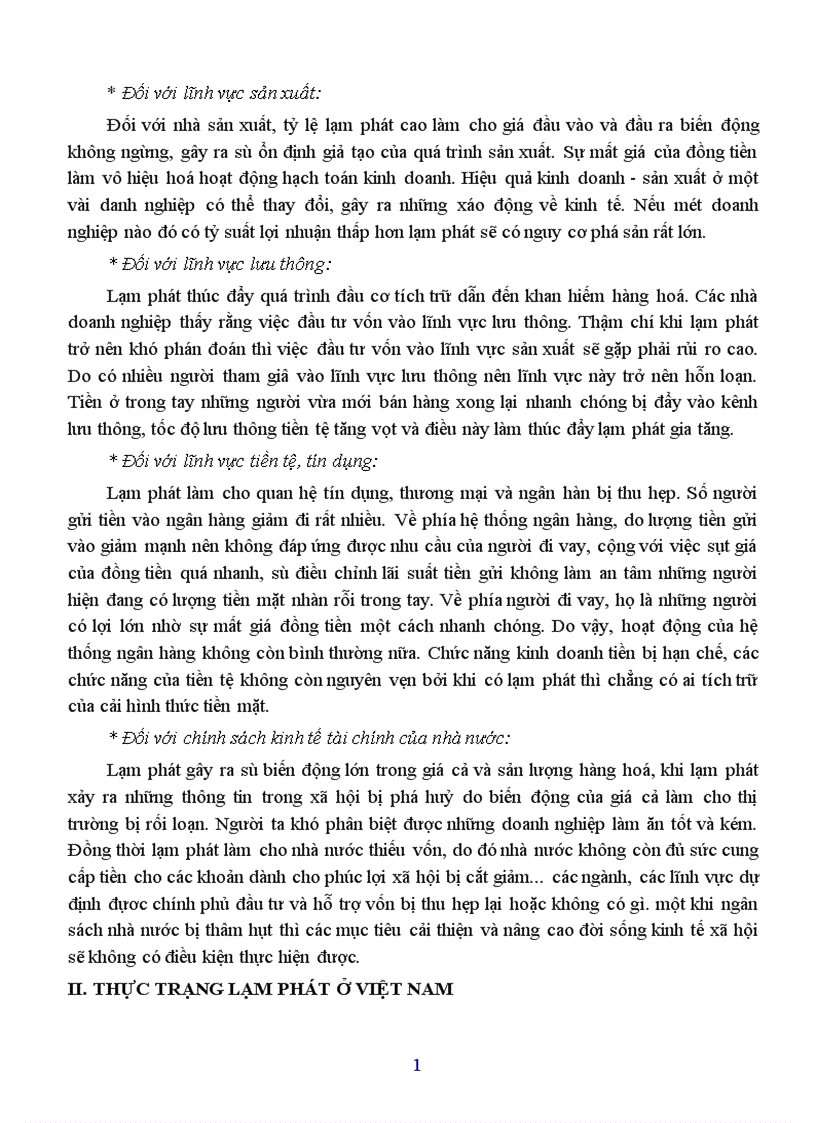 image for page Lạm phát và biện pháp khắc phục ở Việt Nam 1