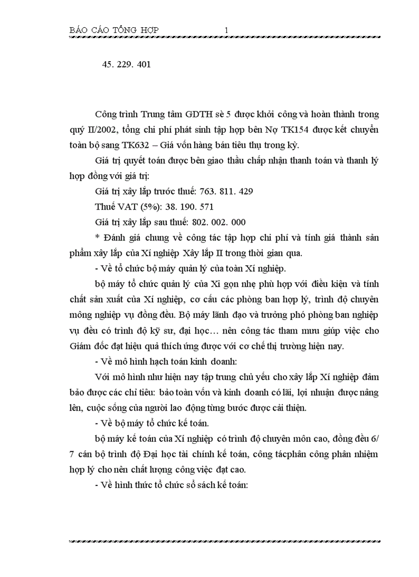 image for page Tổ chức công tác kế toán tại Xí nghiệp